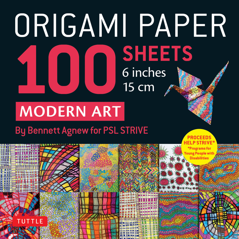 Origami Paper 100 sheets Modern Art 6 (15 cm)
