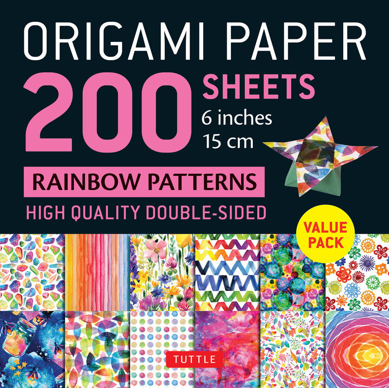 Origami Paper 200 sheets Rainbow Patterns 6 (15 cm)