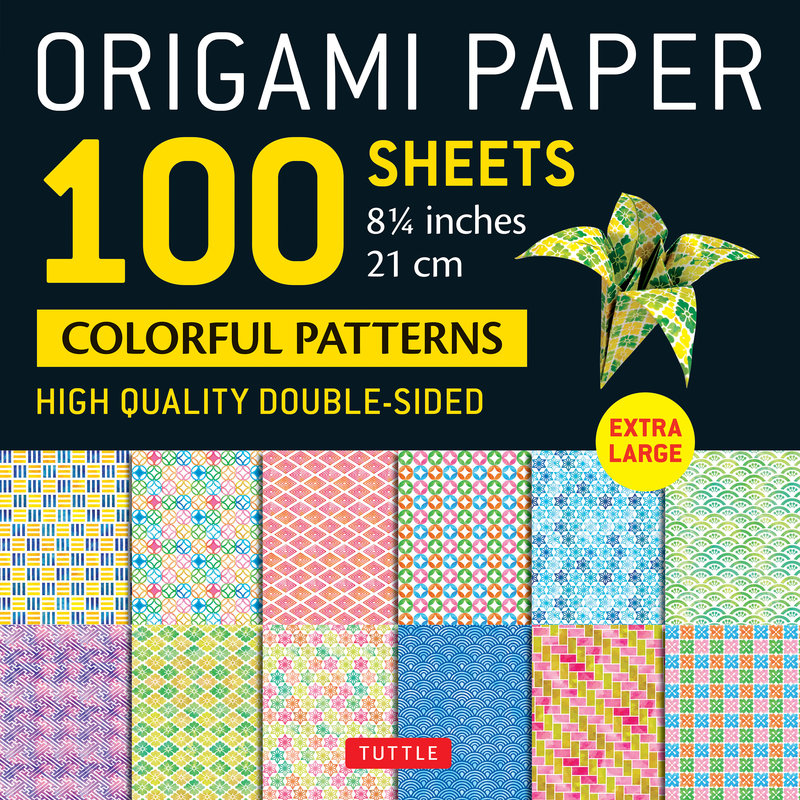 Origami Paper 100 sheets Colorful Patterns 8 1/4 (21 cm)