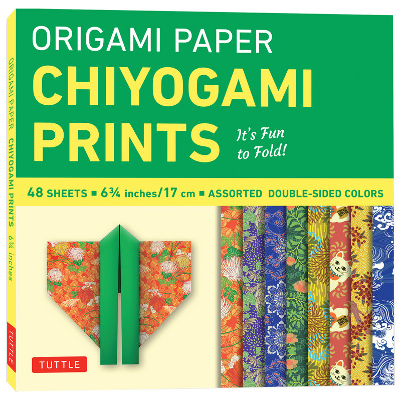 Origami Paper 48 Sheet Chiyogami Prints 6 3/4 (17 cm)