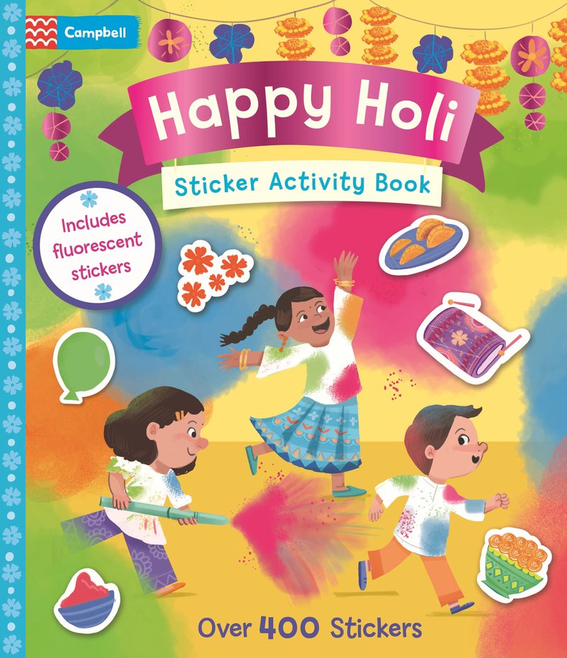 Happy Holi Sticker Activity Book