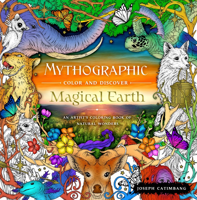 Mythographic Color and Discover: Frozen Fantasies: An Artist's Coloring Book of Winter Wonderlands [Book]