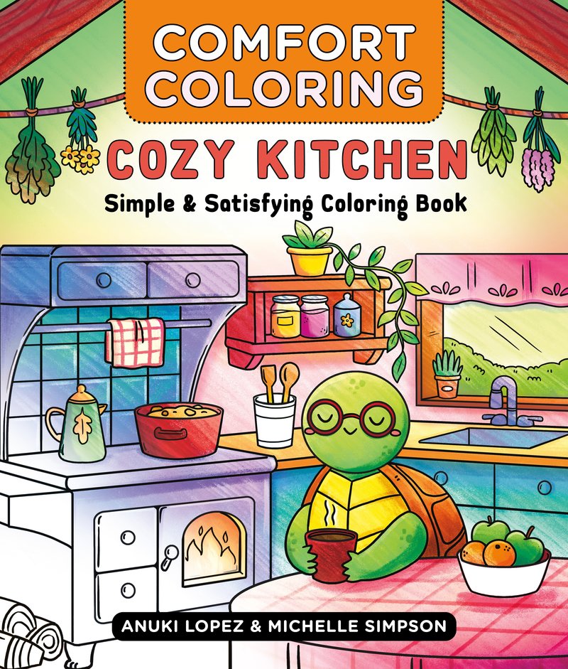 Comfort Coloring: Cozy Kitchen