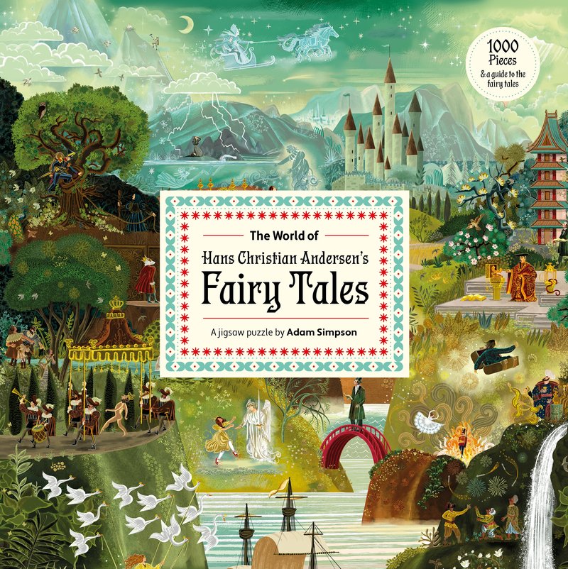 The World of Hans Christian Andersen's Fairy Tales: A 1000-piece jigsaw puzzle by Adam Simpson