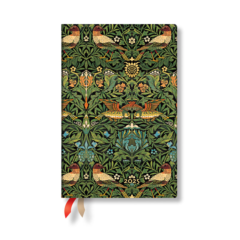 Paperblanks Lesezeichen 'Morris Birds' – William Morris Design, Doppelseitig – Buchzeichen & Sammlerstück