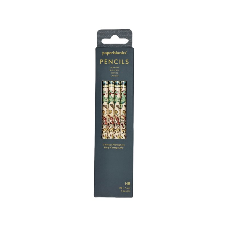 Celestial Planisphere 4 Pack Pencils by Paperblanks (Early Cartography)