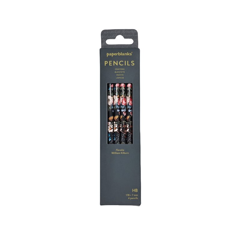 Floralia 4 Pack Pencils by Paperblanks (William Kilburn)