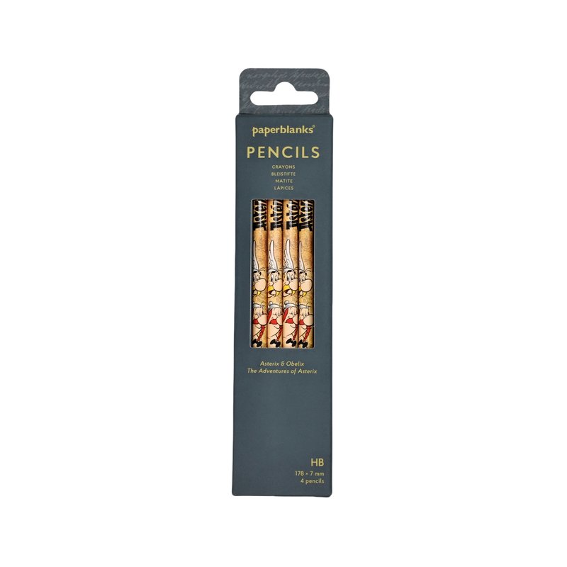 Asterix & Obelix 4 Pack Pencils by Paperblanks (The Adventures of Asterix)