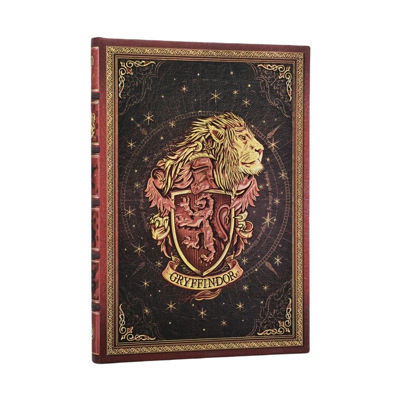 Gryffindor Journal Midi Custom Lined Hardcover, 144pg, 120GSM by Paperblanks (Harry Potter Collection)