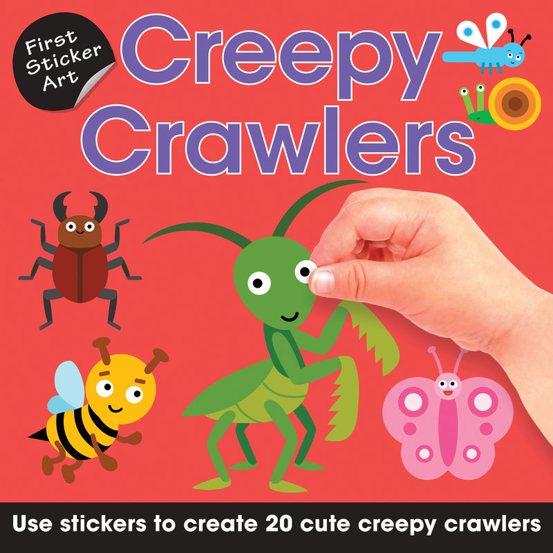 First Sticker Art: Creepy Crawlers