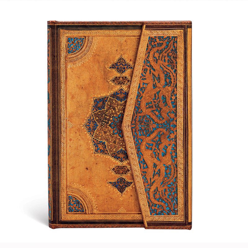 Safavid, Safavid Binding Art, Hardcover, Mini, Lined, Wrap Closure, 176 Pg, 85 GSM