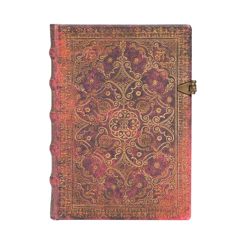 Carmine, Equinoxe, Hardcover, Midi, Lined, Clasp Closure, 240 Pg, 120 GSM