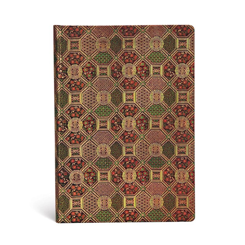 Mandala, Sacred Tibetan Textiles, Hardcover, Midi, Unlined, Elastic Band Closure, 144 Pg, 120 GSM