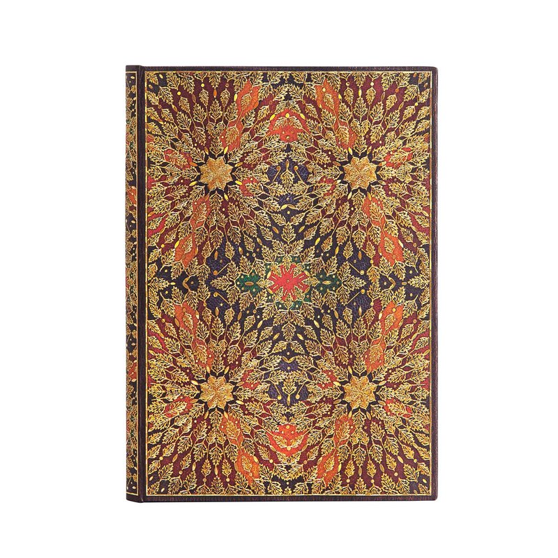 Fire Flowers Midi Lined Hardcover Journal, 240pg, 120GSM by Paperblanks (Fire Flowers)