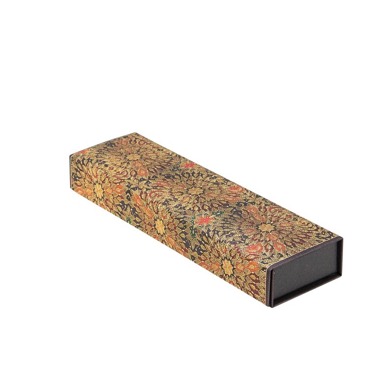 Fire Flowers, Pencil Case, Wrap Closure