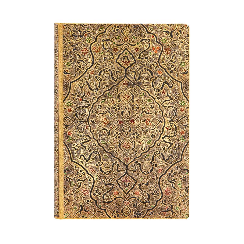 Zahra, Arabic Artistry, Hardcover, Mini, Lined, Elastic Band Closure, 176 Pg, 85 GSM