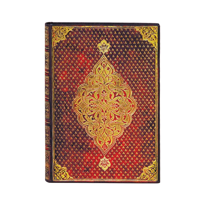 Golden Trefoil Midi Unlined Hardcover Journal, 240pg, 120GSM by Paperblanks (Golden Trefoil)