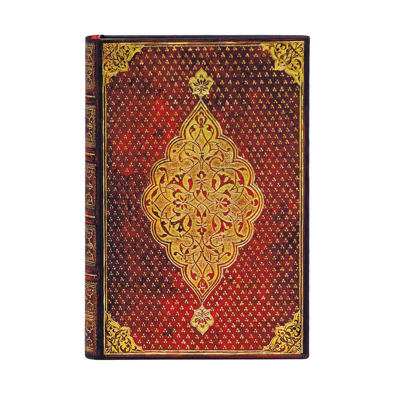 Golden Trefoil Mini Unlined Hardcover Journal, 240pg, 120GSM by Paperblanks (Golden Trefoil)