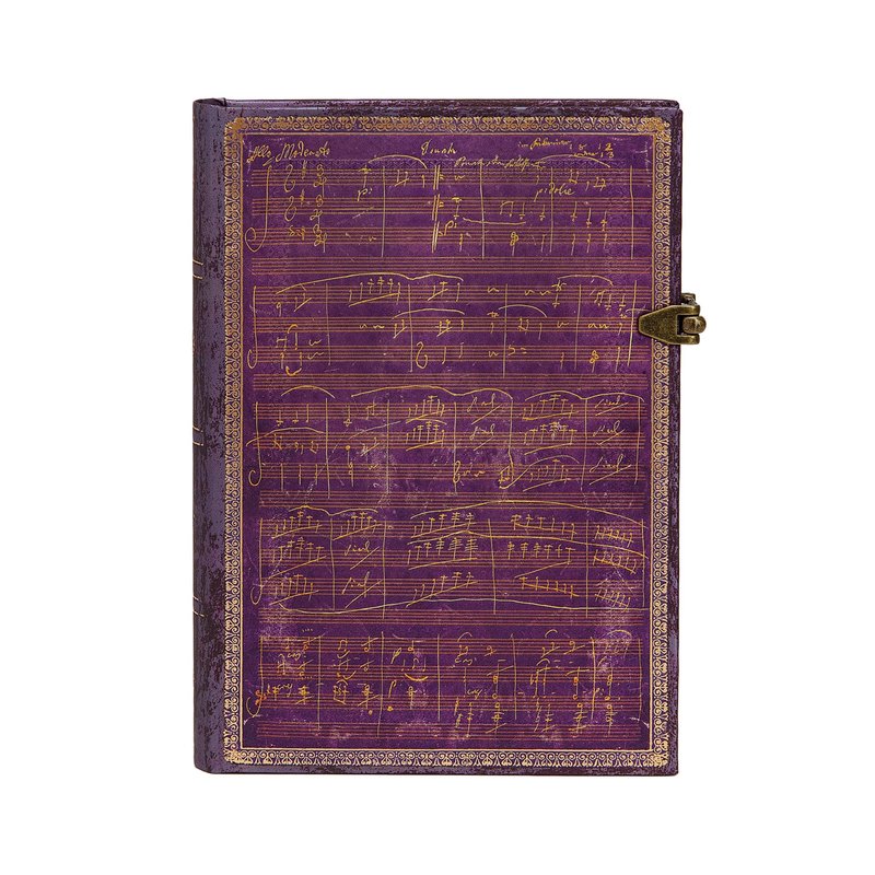 Beethoven's 250th Birthday Midi Lined Hardcover Journal, 240pg, 120GSM by Paperblanks (Special Editions)
