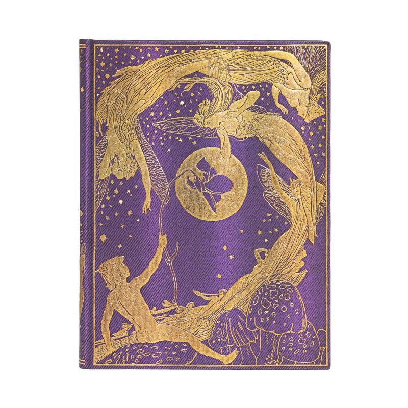 Violet Fairy, Lang's Fairy Books, Hardcover, Ultra, Lined, Elastic Band Closure, 144 Pg, 120 GSM