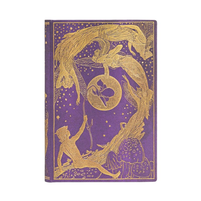 Violet Fairy, Lang's Fairy Books, Hardcover Journal, Mini, Unlined, Elastic Band Closure, 176 Pg, 85 GSM
