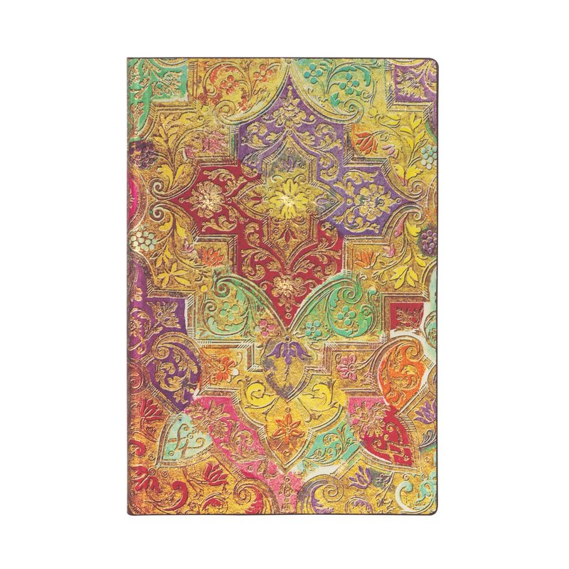Bavarian Wild Flower Mini Lined Softcover Journal, 208pg, 80GSM by Paperblanks (Brocaded Paper)