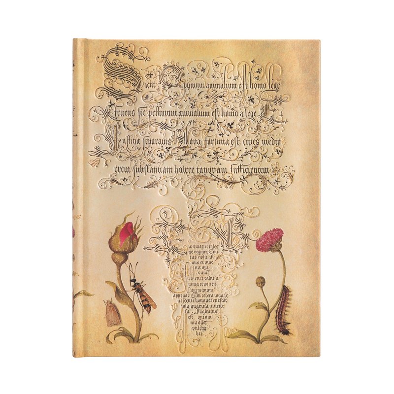 Flemish Rose Ultra Unlined Hardcover Journal, 144pg, 120GSM by Paperblanks (Mira Botanica)