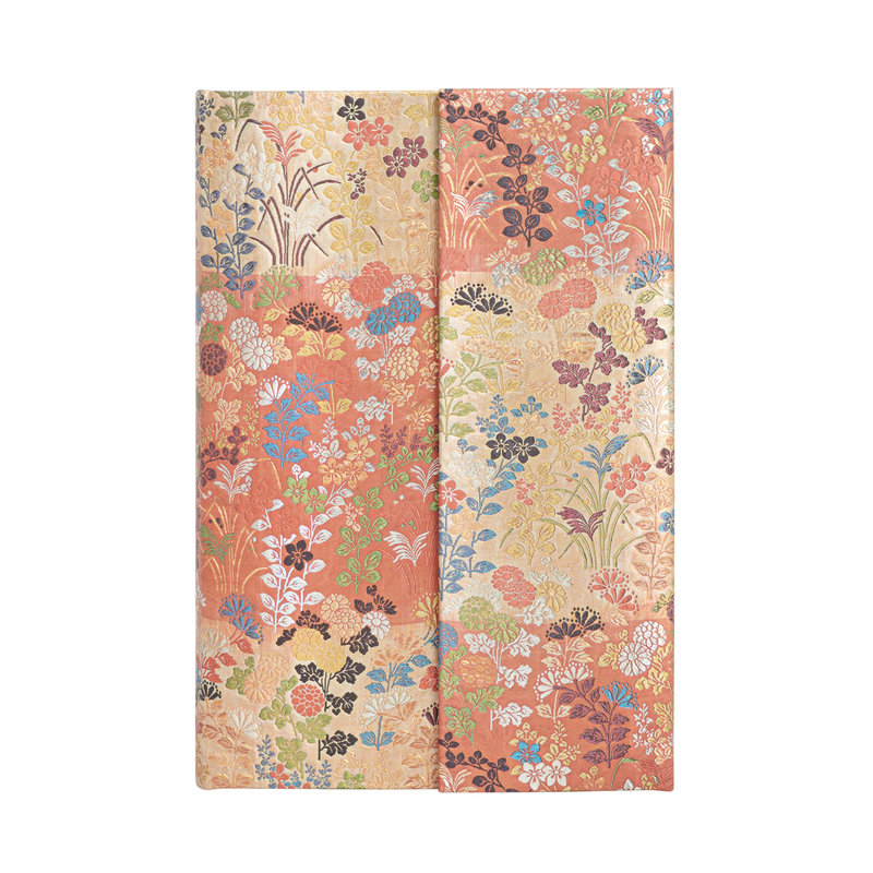Kara-ori Mini Lined Hardcover Journal, 176pg, 85GSM by Paperblanks (Japanese Kimono)