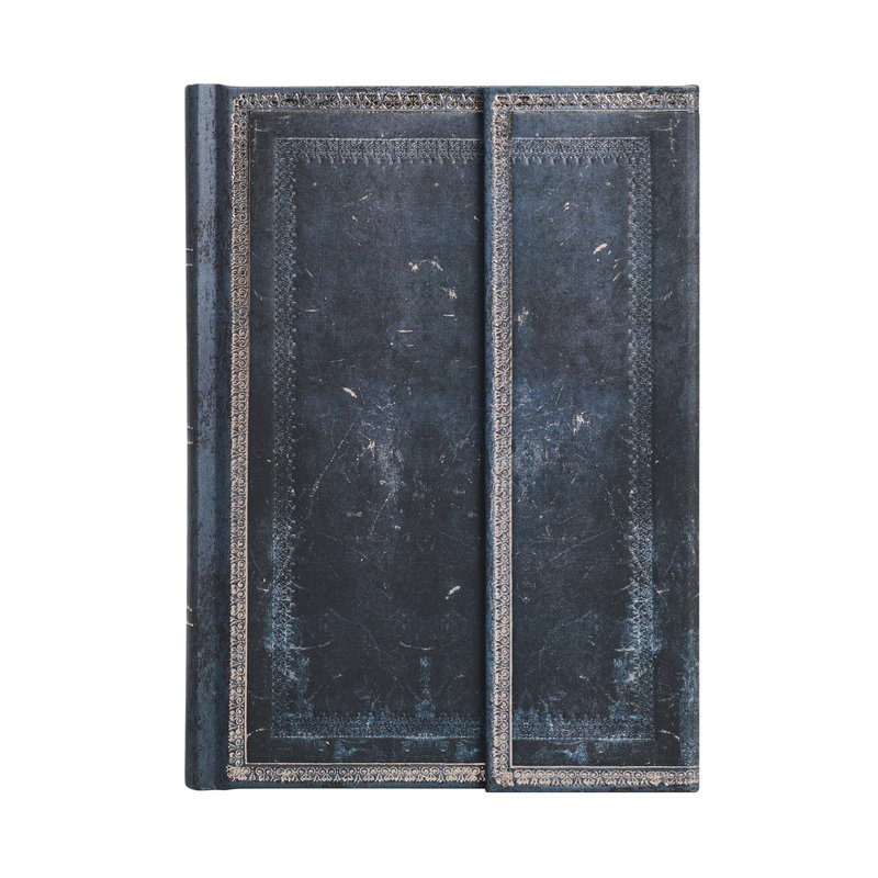 Inkblot Midi Lined Hardcover Journal, 144pg, 120GSM by Paperblanks (Old Leather Collection)