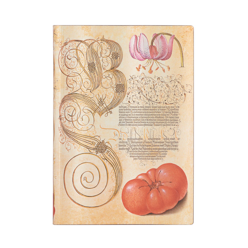 Lily & Tomato Midi Lined Softcover Journal, 176pg, 100GSM by Paperblanks (Mira Botanica)