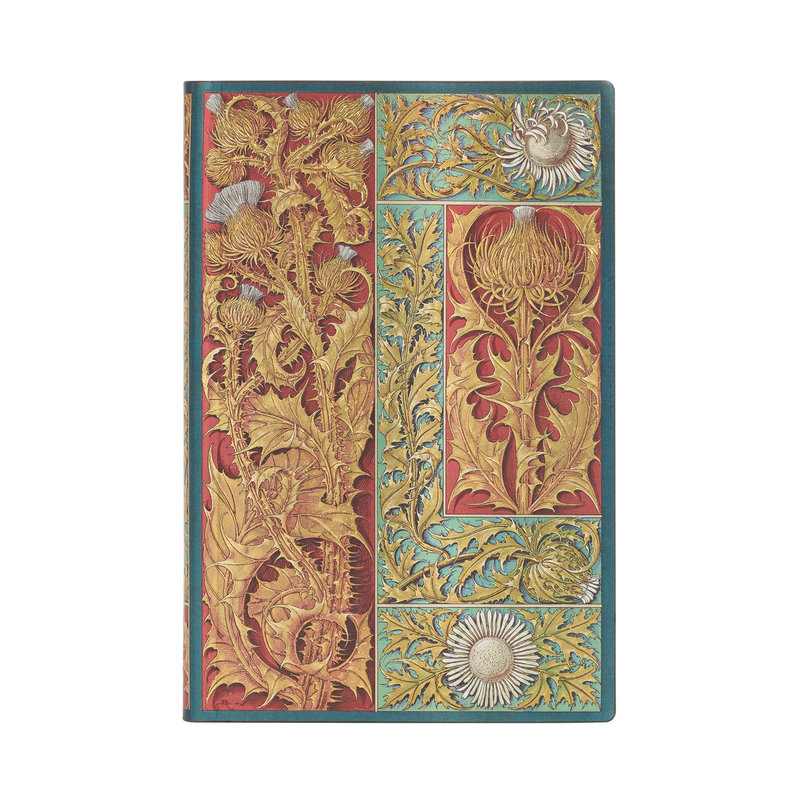 Wild Thistle, Vox Botanica, Softcover Flexi, Mini, Lined, Elastic Band Closure, 208 Pg, 80 GSM