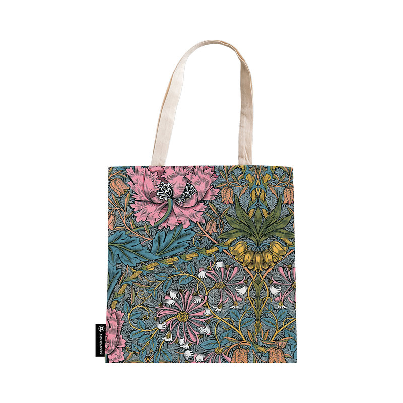 Morris Pink Honeysuckle, William Morris, Canvas Bag