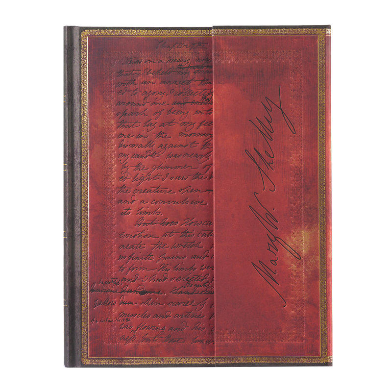 Mary Shelley, Frankenstein, Embellished Manuscripts Collection, Hardcover Journal, Ultra, Lined, Wrap, 144 Pg, 120 GSM