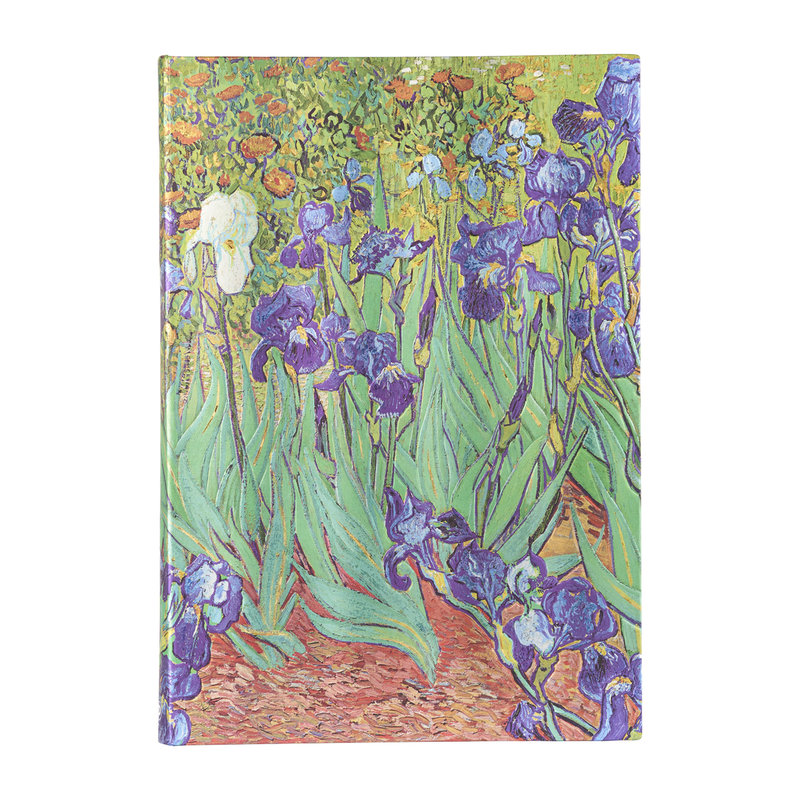 Van Gogh's Irises, Sketchbook, Grande, Elastic Band Closure, 112 Pg, 200 GSM