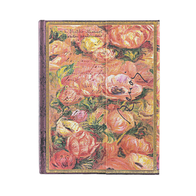 Renoir, Letter to Morisot (1892), Embellished Manuscripts Collection, Hardcover Journals, Ultra, Lined, Wrap, 144 Pg, 120 GSM