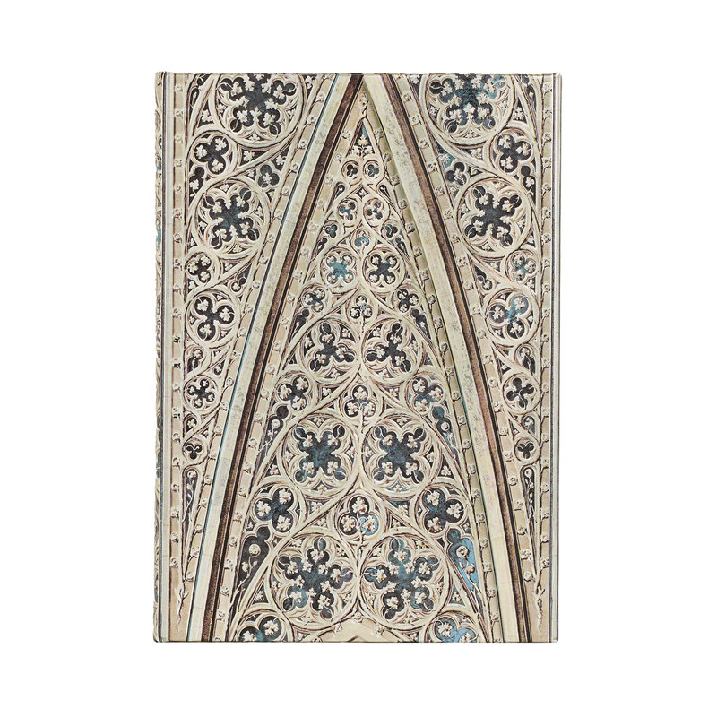 Vault of the Milan Cathedral, Duomo di Milano, Hardcover Journals, Midi, Lined, Wrap, 144 Pg, 120 GSM