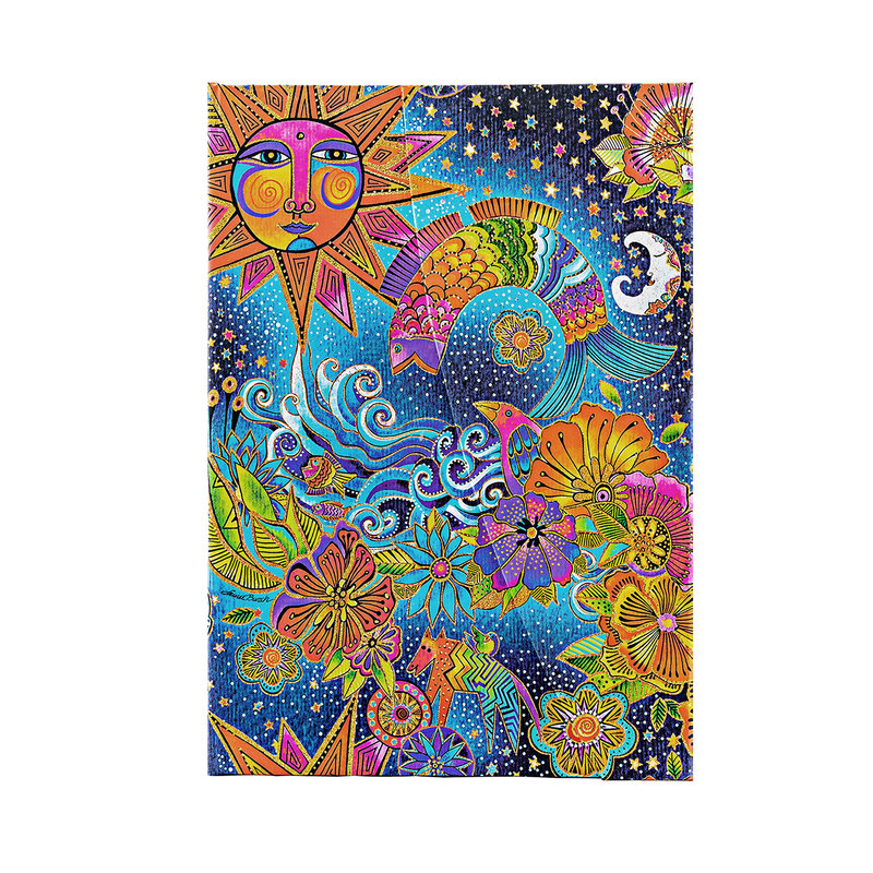 Celestial Magic, Whimsical Creations, Hardcover Journals, Midi, Unlined, Wrap, 144 Pg, 120 GSM