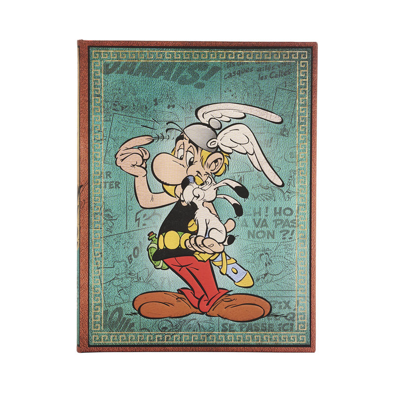 Asterix the Gaul, The Adventures of Asterix, Hardcover Journals, Ultra, Lined, Elastic Band, 144 Pg, 120 GSM