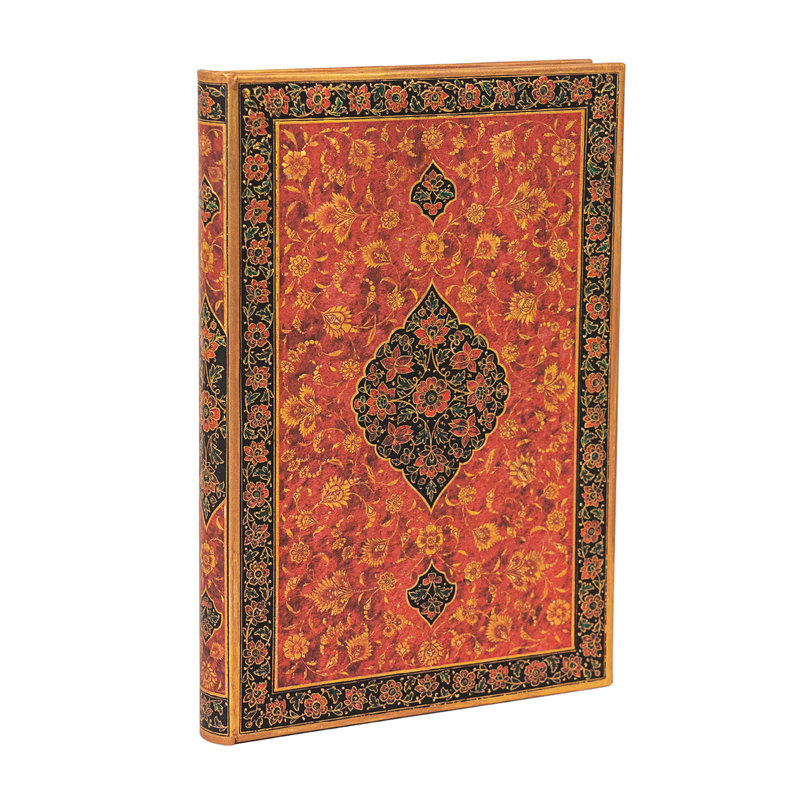 Layla Midi Unlined Hardcover Journal, 144pg, 120GSM by Paperblanks (Persian Poetry)