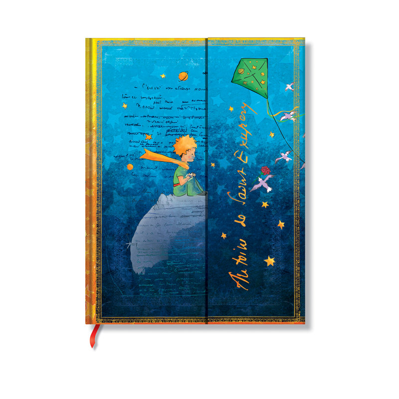 Saint-Exupéry, The Little Prince, Embellished Manuscripts Collection, Hardcover Journals, Midi, Lined, Wrap, 144 Pg, 120 GSM
