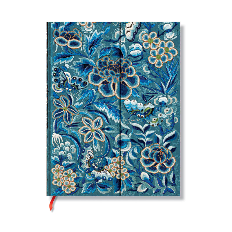 Blue Willow, Celebrate Hanfu, Hardcover Journals, Midi, Lined, Wrap, 144 Pg, 120 GSM