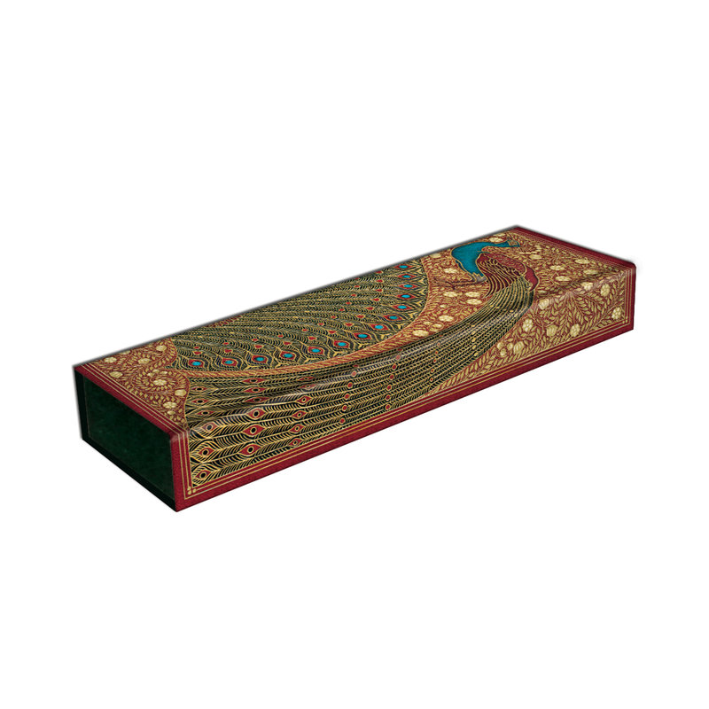 Hafiz's Peacocks Pencil Case by Paperblanks (Sangorski & Sutcliffe)