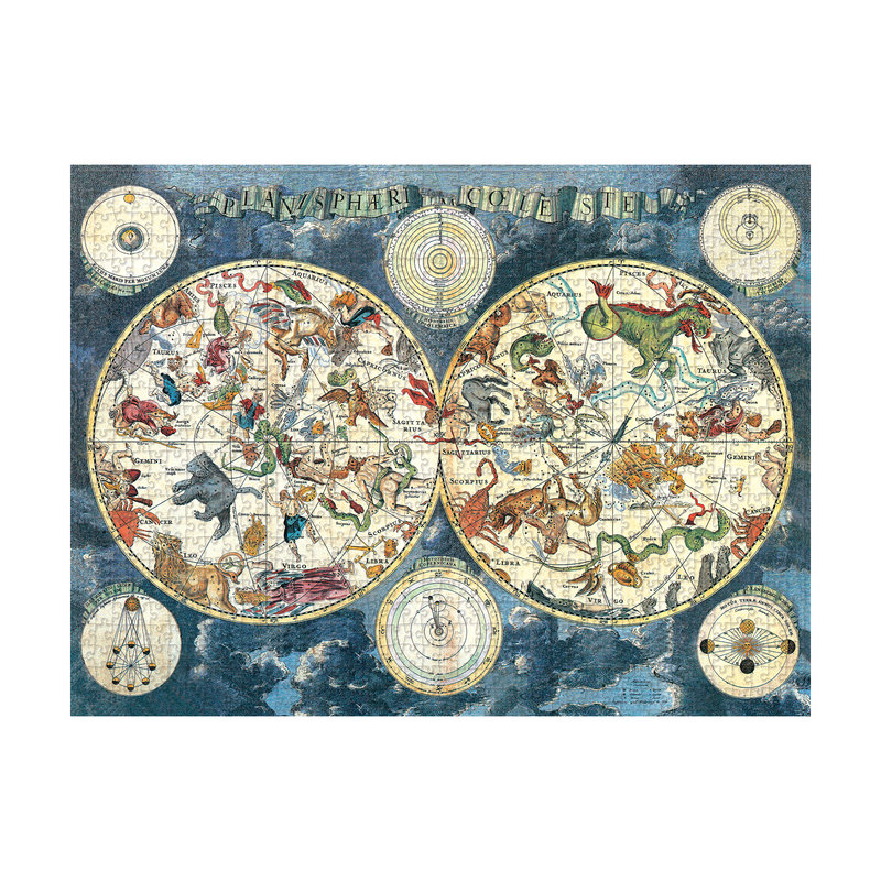 Celestial Planishere, Early Cartography, Jigsaw Puzzles, 1000 pieces