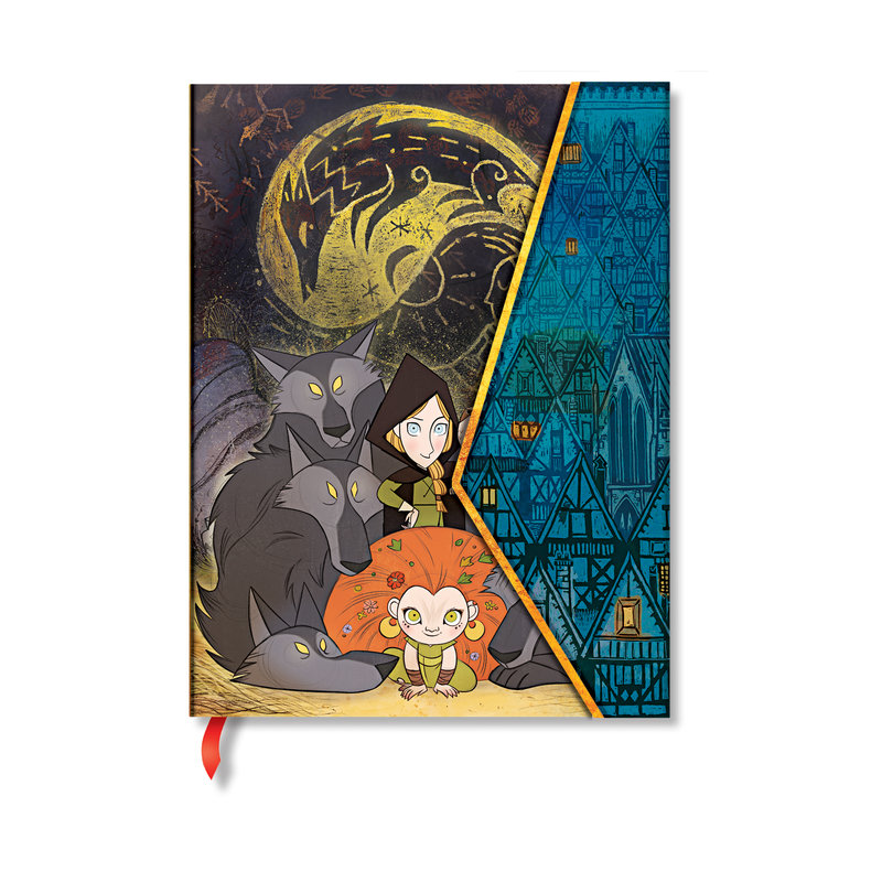 WolfWalkers, Irish Folklore Trilogy, Hardcover Journals, Ultra, Lined, Wrap, 144 Pg, 120 GSM
