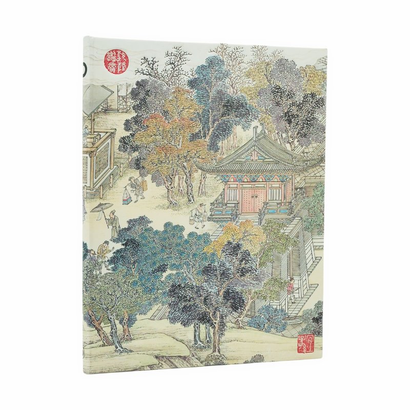 Golden Age of Prosperity Ultra Lined Hardcover Journal, 144pg, 120GSM, Deji Art Museum Collection by Paperblanks (An Era in Jinling)