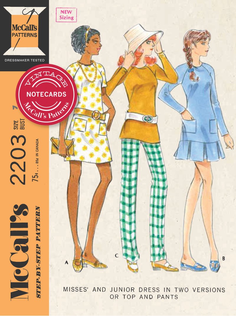 Vintage McCall's Patterns Notecards
