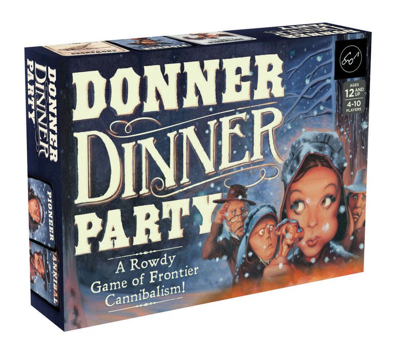 Chronicle Books Donner Dinner Party: A Rowdy Game of Frontier Cannibalism! (Weird Games for Parties, Wild West Frontier Game)