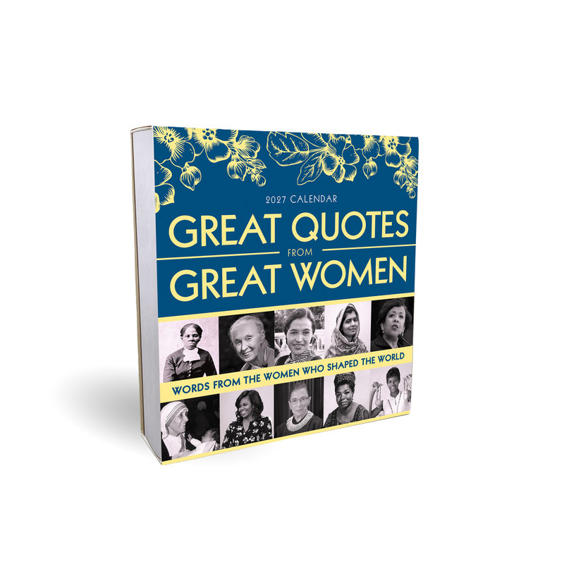 2027 Great Quotes From Great Women Boxed Calendar