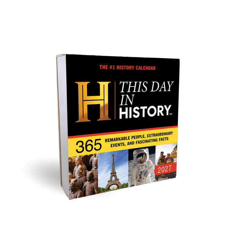 2027 This Day in History Boxed Calendar