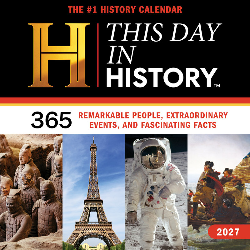2027 This Day in History Wall Calendar